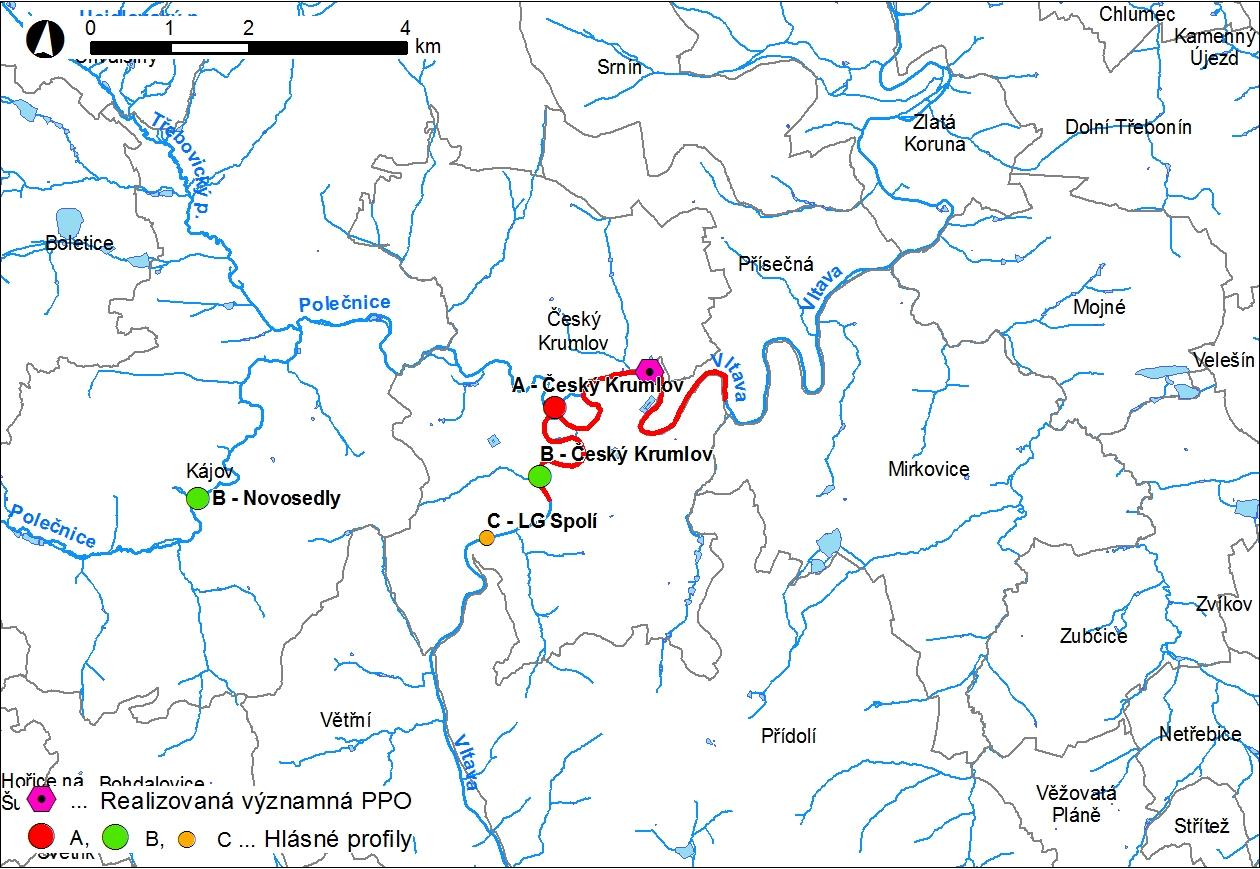 Obr. 1 Přehledná mapa řešeného území Obr.