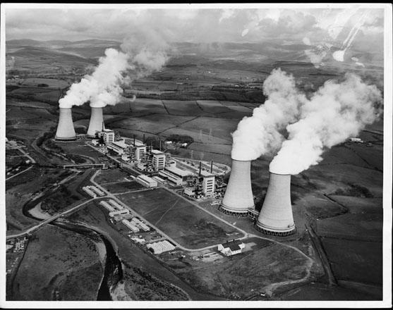 1. jaderná elektrárna ve světě Calder Hall Velká Británie 1956