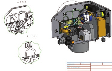 Návrh kabelů a kabelových svazků Ploché kabely Výskyt chyb v návrhu elektronických zařízení lze omezit zařazením plochých kabelů do 3D digitálního prototypu.