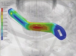 Dynamická simulace V aplikaci Inventor Professional mohou konstruktéři pomocí dynamické simulace předvídat, jak se bude výrobek chovat v reálných podmínkách, aniž by museli vynakládat peníze a čas na