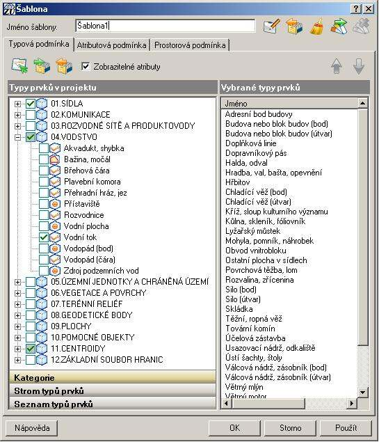 ZABAGED - nový datový model (1) Zachován spaghetti model (liniová kresba + centroidy) Plochy jsou generované systémem Typ objektu (= feature typ) má právě jednu geometrii: bod, linie, polygon