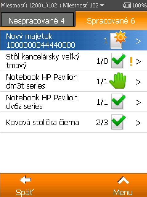 Charakteristika systému FAIN FAIN mobilný klient pre zber inventúrnych dát jednoduché a intuitívne ovládanie (Finger-Touch) výber majetku podľa miestnosti, nákladového strediska