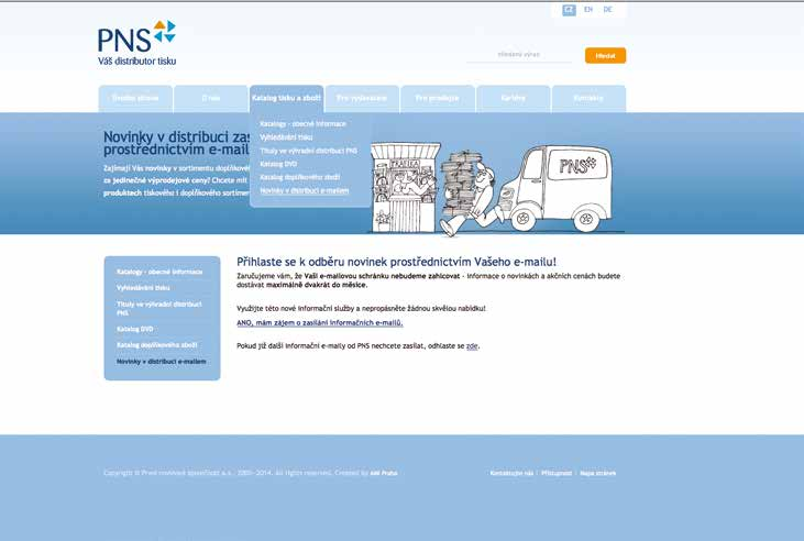 mozaika Rychle přes e-mail Produktů v sortimentu doplňkového zboží má PNS aktuálně takřka stovku.