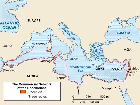 Starověká Fénicie Fénicie území na JV pobřeží Středozemního moře (dnešní Libanon) nikdy nebyla celistvým státem existence
