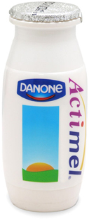 4 MATERIÁL A METODY 4.1 Použitý probiotický mléčný výrobek Actimel Natur (DANONE). Prodávající v ČR: DANONE a.s, Vinohradská 2828/151, 130 000 Praha 3, ČR. Fotografie výrobku je uvedena na obr.