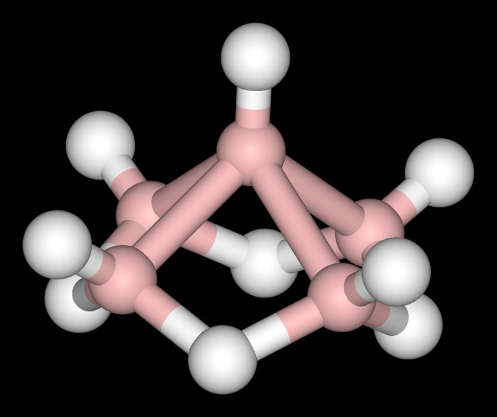 nido-borany B n H n+4 : Existují i ve formě 1- až 2- aniontů, patří sem