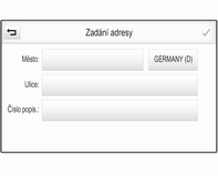 Navigace 55 Vyberte jeden z cílů. Zobrazí se podrobností o cíli. Seznam bodů POI: Podrobný popis bodů POI naleznete v nabídce "Zadání bodů POI" níže. Pro spuštění navádění po trase zvolte Spustit.