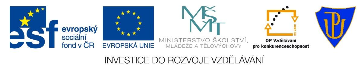 Modifikace profilu absolventa biologických studijních oborů na PřF UP: rozšíření praktické výuky a molekulárních, evolučních a cytogenetických oborů (CZ.1.07/2.2.00/28.