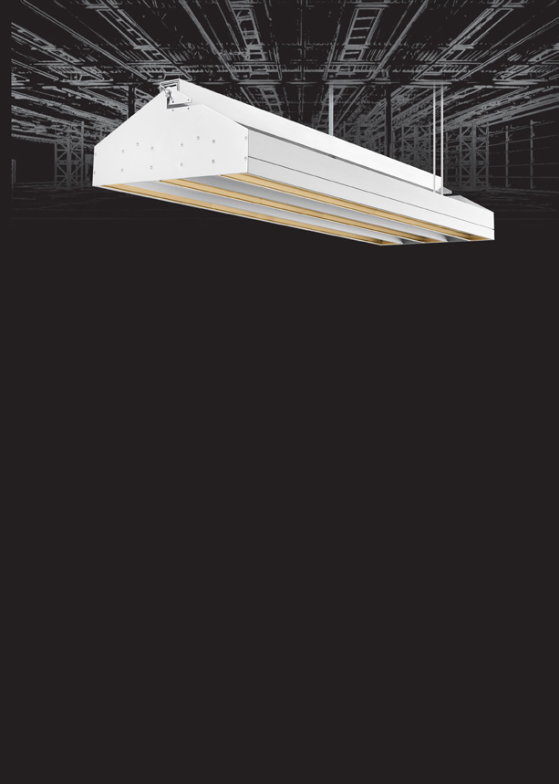 423 mm 60 mm 200 mm 6 PENTA Průmyslové LED svítidlo závěsné (sklady a haly) Je navrženo tak, aby byla co nejefektivněji využita plocha chladiče a současně je