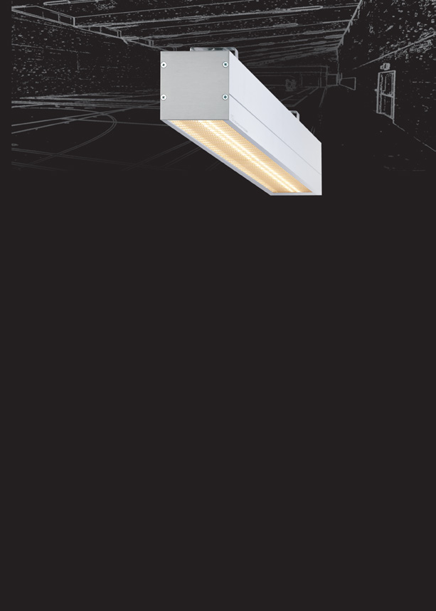 SURFACE Přisazené lineární LED svítidlo Svítidlo SURFACE je určené pro prostory s nízkými stropy (do 3m), jako funkční náhrada zářivkových svítidel s lineárními zdroji.