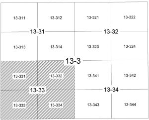 GEOREFERENCE PROJEKCE (x,y) S-JTSK Základní mapy (ZM10) odvozené (a v ČSSR civilní = deformované) Na okrajích mapového rámu najdeme nomenklatury sousedních mapových listů.