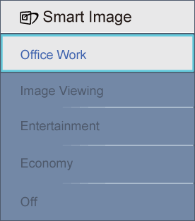1. Office Work (Kancelář):Vylepšuje text a snižuje jas pro zvýšení čitelnosti a omezení namáhání zraku.