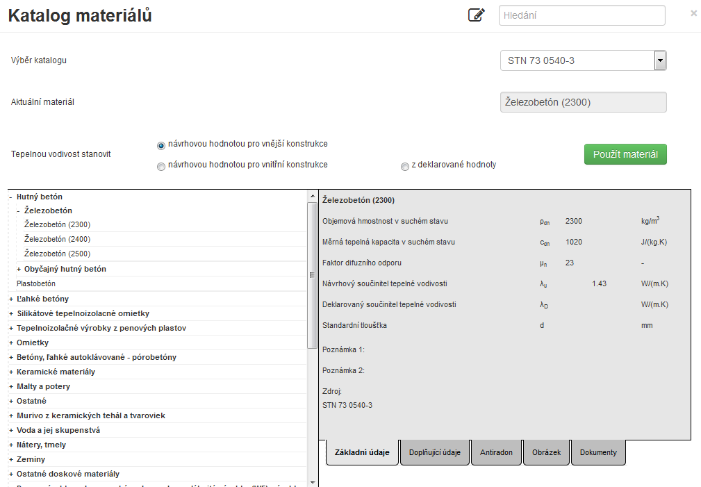 Rozsáhlé katalogy TEPELNÁ TECHNIKA 1D - katalogy materiálů i ucelených skladeb Materiály