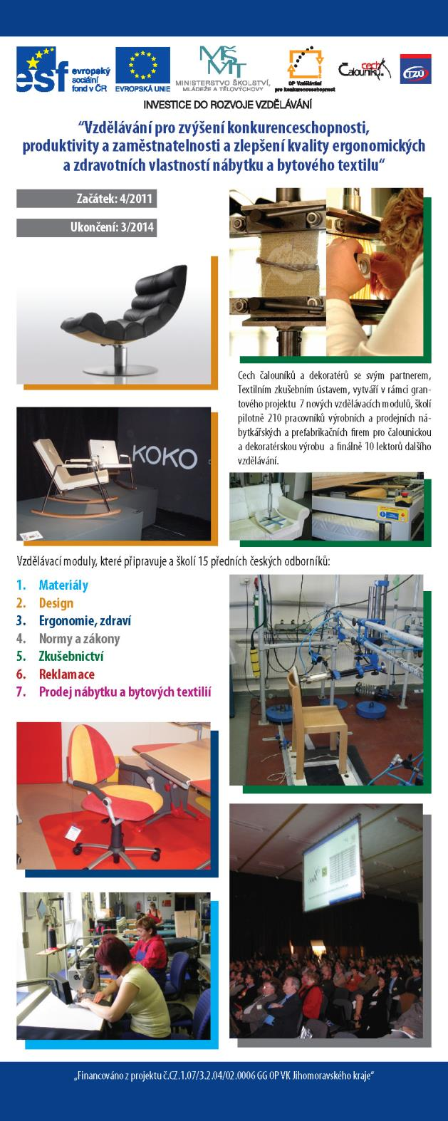 Nabídka školení v rozsahu dle projektu č. CZ.1.07/3.2.04/02.