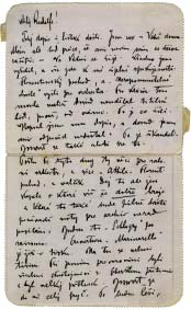 Julius Fuãík Ïivotopisn nástin a pfiehled díla 125 Dopis Julia bratru Rudolfovi ze 13. března 1908, sign. NM-ČMH S251/99 prospěla.