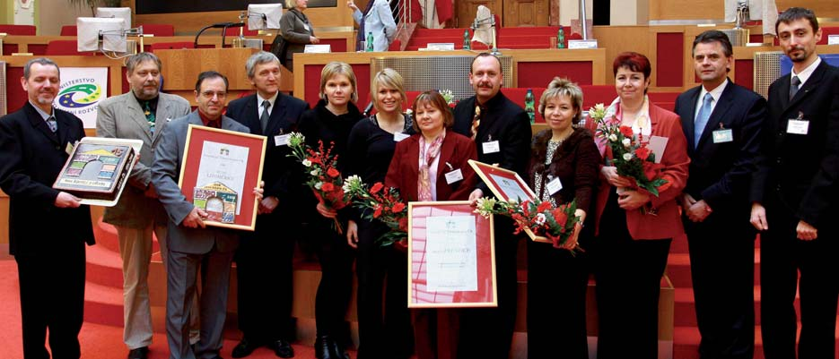 Důležité úspěchy a ocenění pro Zdravá města Rok 2008 přinesl členům asociace řadu ocenění.