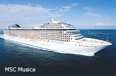 Plavba: Z Lisabonu přes půvabnou Valencii do Benátek na lodi MSC Musica (Přeplavby) společnost: MSC Cruises loď: MSC Musica oblast: Přeplavby trasa: Portugalsko, Španělsko, Itálie termín: 2.4.