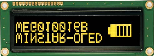 OLED MODULY GRAFIKÉ OLED moduly grafické WEG005016A Grafický modul 50 x 16 bodù WEG005016AL 59245 WEG005016ALPP5N00000 50 16 0,56 x 0,66 58 32 10 lutá 19 5.