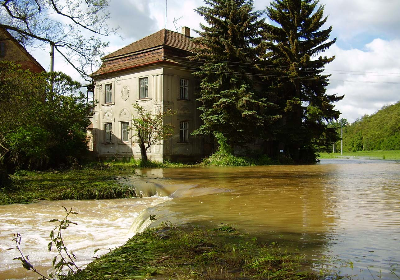 Zvýšený stav vody v