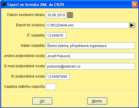 Příloha č. 1 Postup provedení exportu výkazů do CSÚIS (formát XML) resp. do Automatu Gordic (formát XML resp.