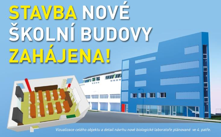 Výstavba nové školní budovy zahájena Firma Zlínstav, která zvítězila ve veřejném výběrovém řízení na stavbu nové školní budovy, zahájila na konci září roku 2016 přípravné práce.