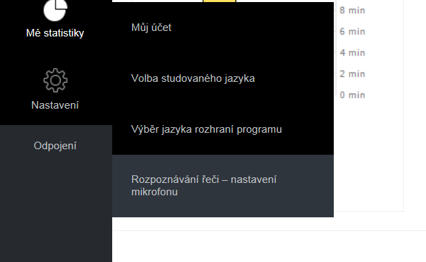 Záložka Mé statistiky Záložka Mé statistiky obsahuje tyto podsekce: Mé shrnutí, Zpráva o průběhu lekce, Zpráva o pokroku.