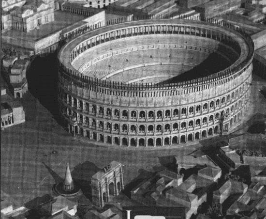 Dal postavit amfiteátr Kolosseum 50 000 diváků Gladiátorské hry vyvinuly se z etruského zvyku