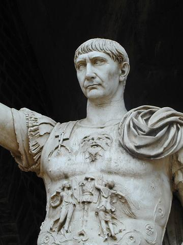 Traianus 98-117 Schopný panovník Rozšířil území- až k Perskému zálivu Porazil Dáky (král