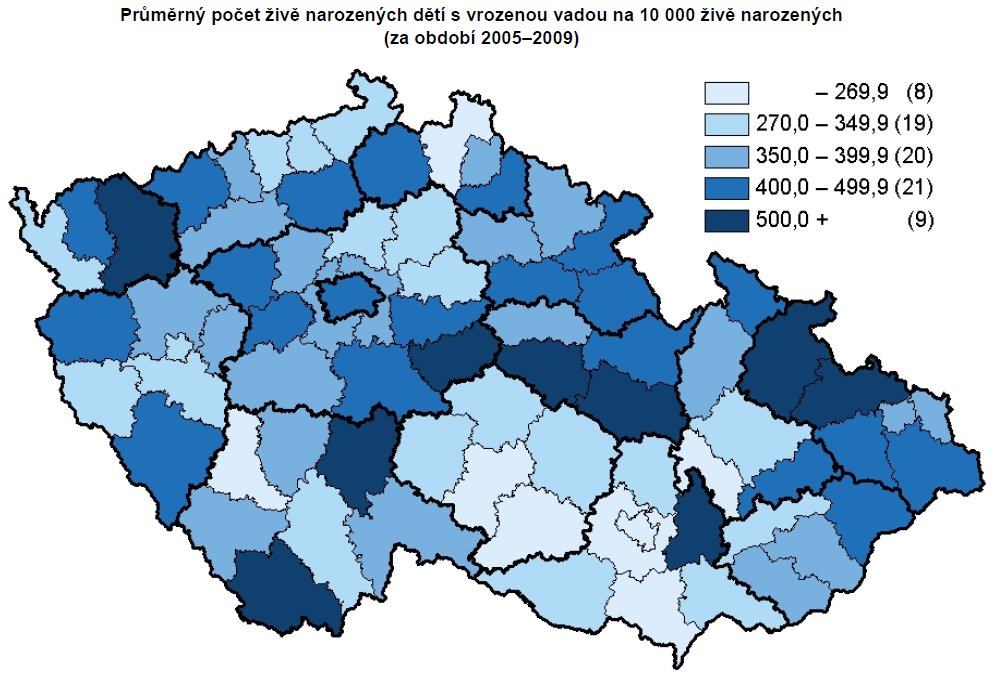 Živě narození s vrozenou vadou