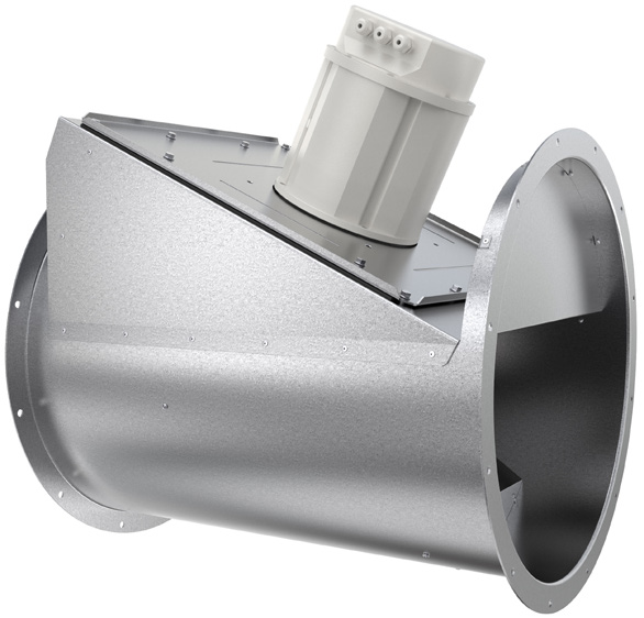 Radiálny potrubný ventilátor AxZent EC Potrubný ventilátor vhodný pre rôzne aplikácie.