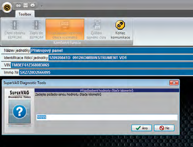 ROZŠIŘUJÍCÍ LICENCE pro modul SUPERVAG COMFORT VW a PSA TOOLBOX SuperVAG TOOLBOX sada speciálních nástrojů rozšiřující diagnostiku SuperVAG Comfort VW o další specializované nástroje.