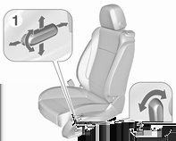 8 V krátkosti Seřízení elektricky nastavitelného sedadla Nastavení opěrky hlavy Bezpečnostní pás Použijte spínač 1: dopředu/dozadu= podélné nastavení nahoru/dolů = výškové nastavení nahoru/dolů =
