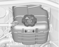 Péče o vozidlo 195 Chladicí kapalina motoru Chladicí kapalina poskytuje ochranu před zamrznutím do teploty přibližně -28 C.