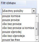 Doplňkovou volbou je pak tlačítko TOP, které řadí vybrané informace pro tisk dle celkového obratu v cenách bez DPH.