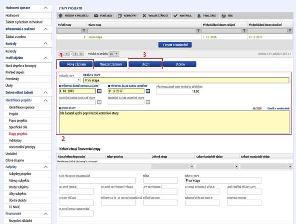 V Doplňkových informacích je následně doporučeno, aby nebyl zaškrtnutý checkbox Realizace zadávacích řízení na projektu.