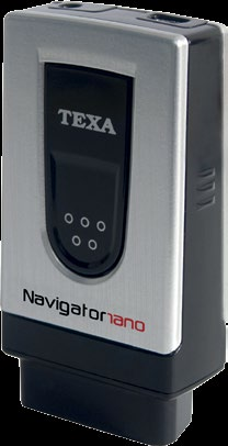 displayom Komunikáciu zabezpečuje Texa Navigator Nano Súčasťou