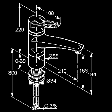 batéria DN 10 strmeňová páka trieda prietokového množstva A Cascade perlátor M 24 x 1A otočný výtok (360 ) pre montáž pod okno výška