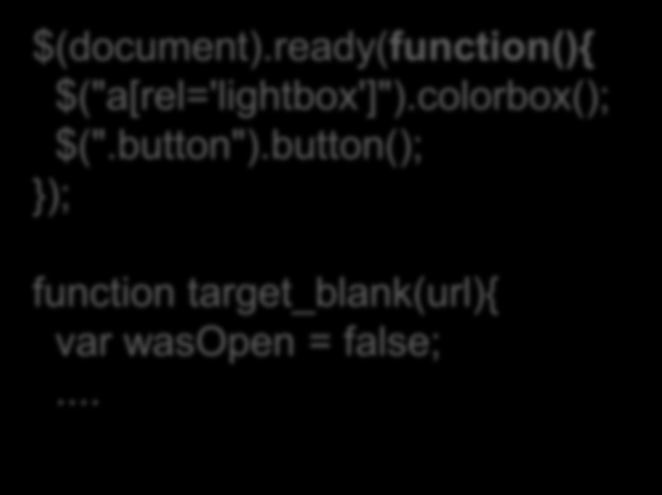 ready(function(){ $("a[rel='lightbox']").