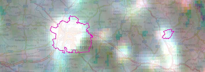 Závěr - Prostorová distribuce osvětlení Možnost zobrazit prostorové rozdělení (rozprostření) spojité veličiny v území přináší zcela nový rozměr do procesu vyhodnocování.