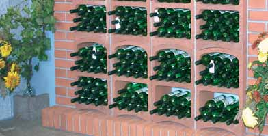 cca 598 kg Wine blok Tvarovka pro archivování vína poloviční I.