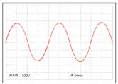 napětí na výstupních svorkách měniče průběh sym. napětí za sinusovým filtrem Dimenzování, zapojení : Dimenzují se podle udávaných štítkových jmenovitých napěťových a proudových hodnot.