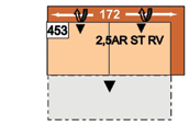 452 2,5AL 453 2,5AR 172 118 2,5-sedák, polohování opěrek hlavy, nastavení, příčné