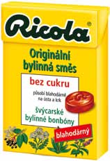 švýcarské bylinné bonbóny