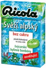 směs, svěží alpský, brusinky,