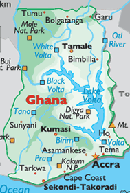 Ghana Graf: obchod se ZB svět & EU (M, X, B mld. Eur) Hl. m. Accra, rozloha 238 tis.