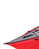 FRAMURA can carry a lot of baggage that can be stored in front and rear. The kayak has a non-removable deck with elastic netting and is supplied with a comfortable infl atable seat.