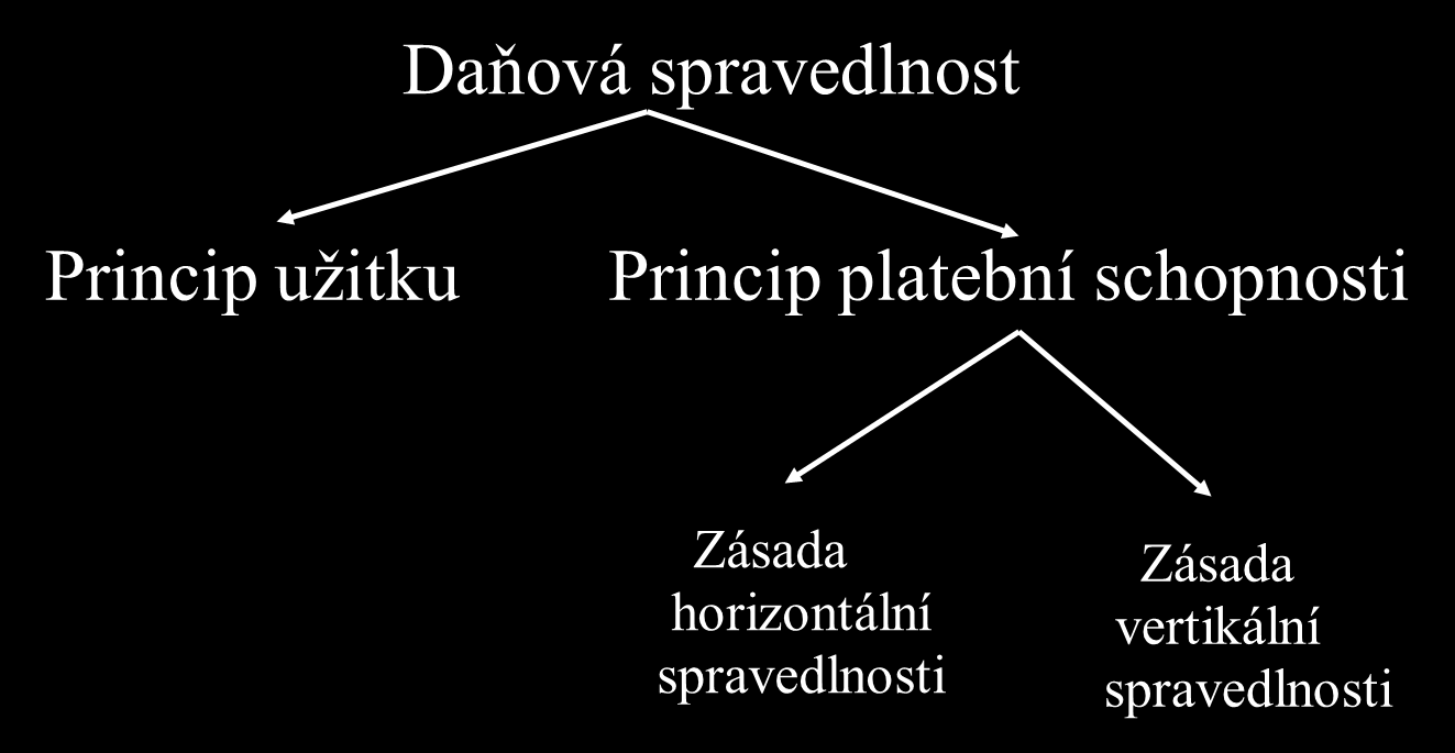 Úvod do daňové teorie Základní daňové principy princip