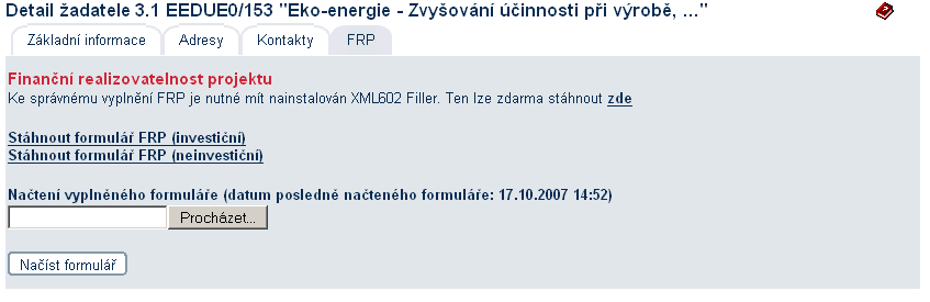 Základní popis aplikace 602XML Filler je bezplatná aplikace určená pro vyplňování elektronických formulářů s datovým výstupem v XML, jejich odesílání, tisk a převod do PDF.