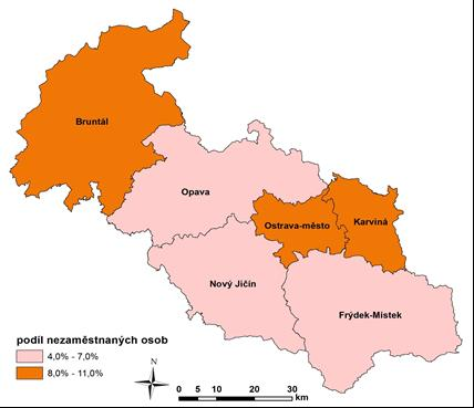 3. MAPA - ArcView - Podíl