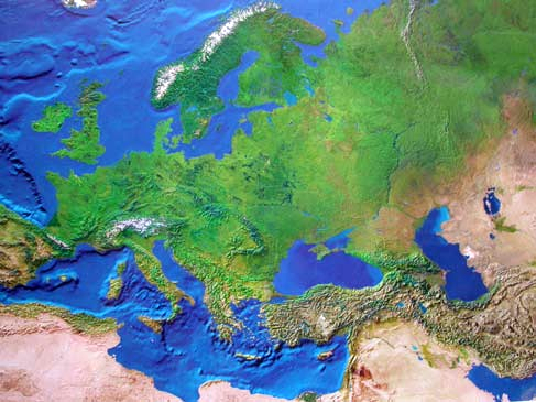 ... Tradiční paradigma evropské historické biogeografie Ledová doba zatlačila interglaciální společenstva a